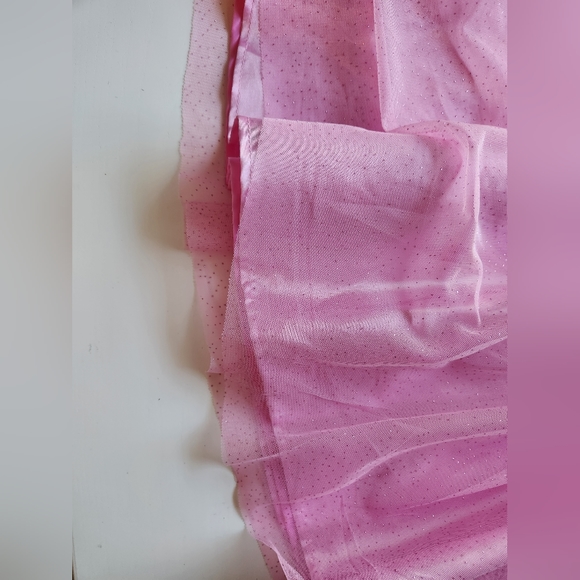 Avon Disney princess Aurora party dress size 7/8 sequins top multi layer bottom - Picture 11 of 13